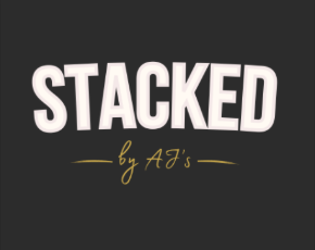 Stacked by AJ's logo